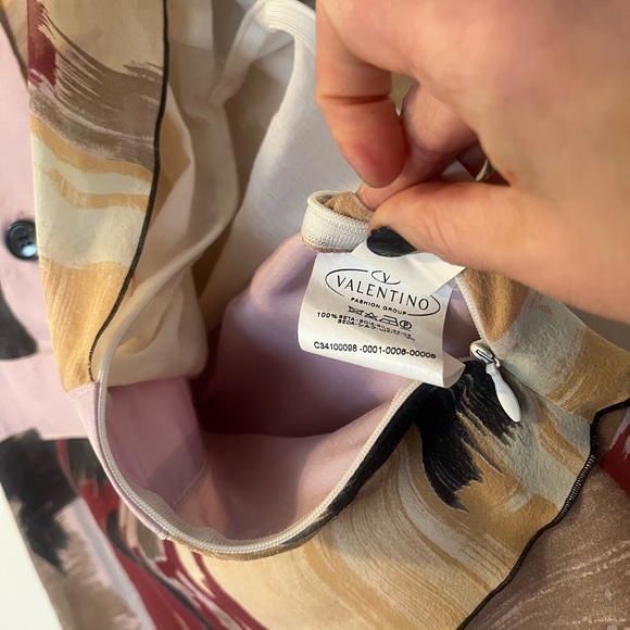 VINTAGE VALENTINO DRESS SIZE 6 - Picture 5 of 6